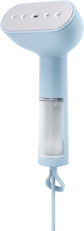 Steamery Handheld Clothes Steamer Cirrus Core, 1350W, Steam Output 0.74 oz/min, Heat up in 15 Seconds, Dry Steam Technology, Hanging Loop, Visible Water Tank, Portable, Scandinavian Design (Blue)