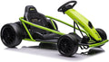 24V Go Kart for Kids 8-12 Years, 300W*2 Extra Powerful Motors, 9Ah Large Battery 8.1MPH High Speed Drifting with Music, Horn,Max Load 155lbs Outdoor Ride On Toy for Teens (Green)