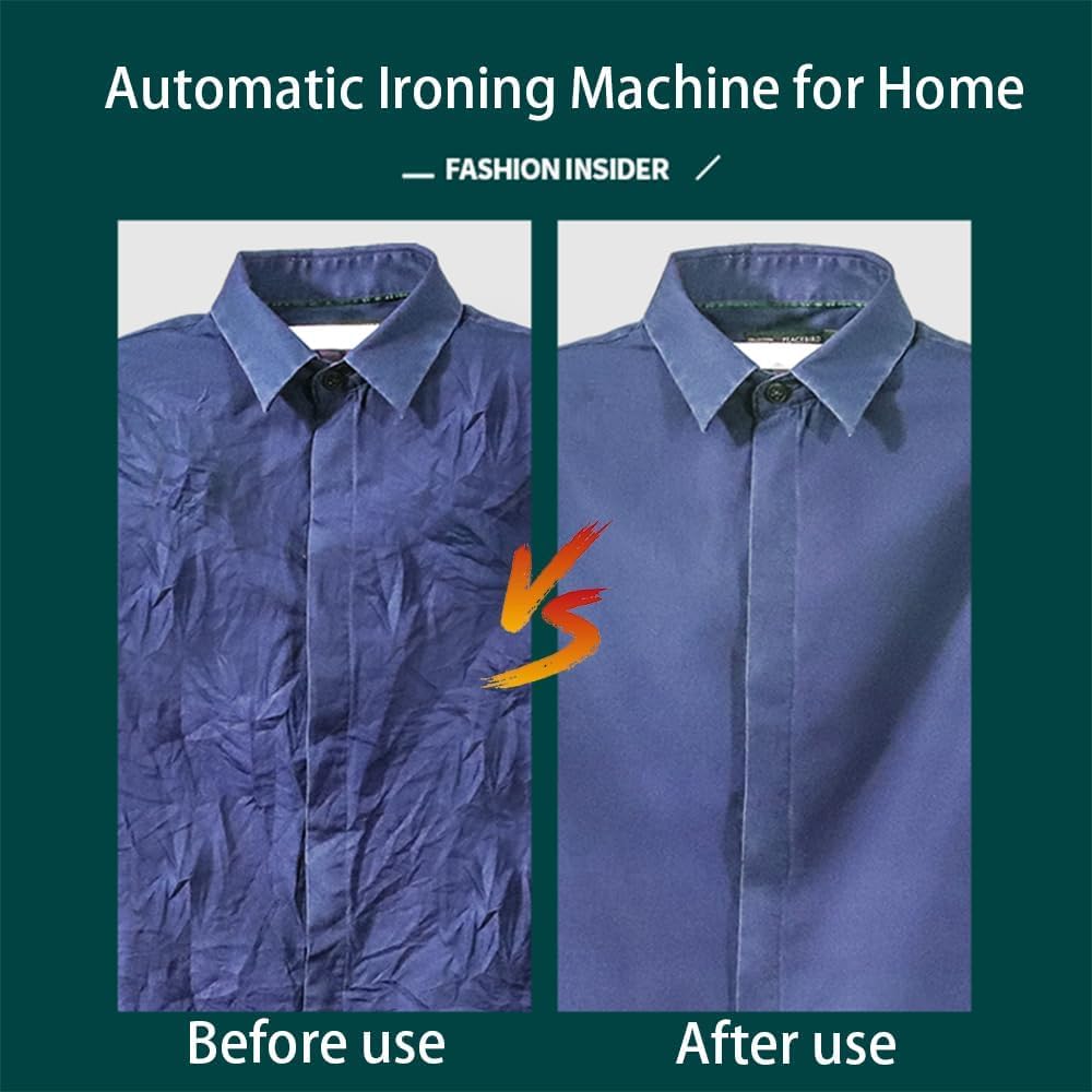 Portable Automatic Garment Dryer & Ironing Machine, Hands-Free Clothes Wrinkle Remover with Hot Air, Fast Drying for Shirts and Pants, Space-Saving Apartment & Dorm Essentials