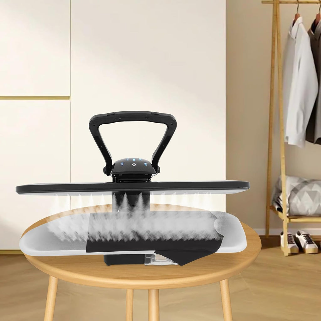 36in Large Steam Iron Press with LED Touch Screen,1600W Compact Ironing Steam Press with 5 Fabric Settings,Professional Iron Press Machine,Digital Steam Press for Home Business
