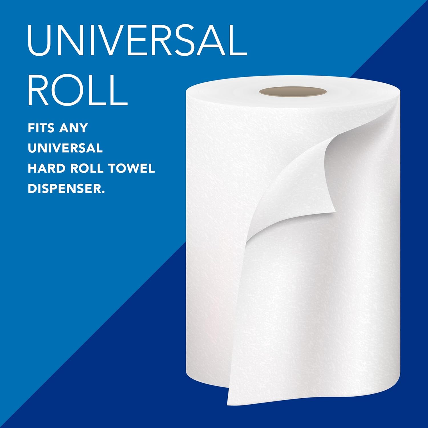 Scott Professional Essential Universal High-Capacity Hard Roll Paper Towels, Bulk (01000), Hardwound 1.5" Core, Absorbency Pockets, White (12 Rolls at 1,000' Each, 12,000'/Case)