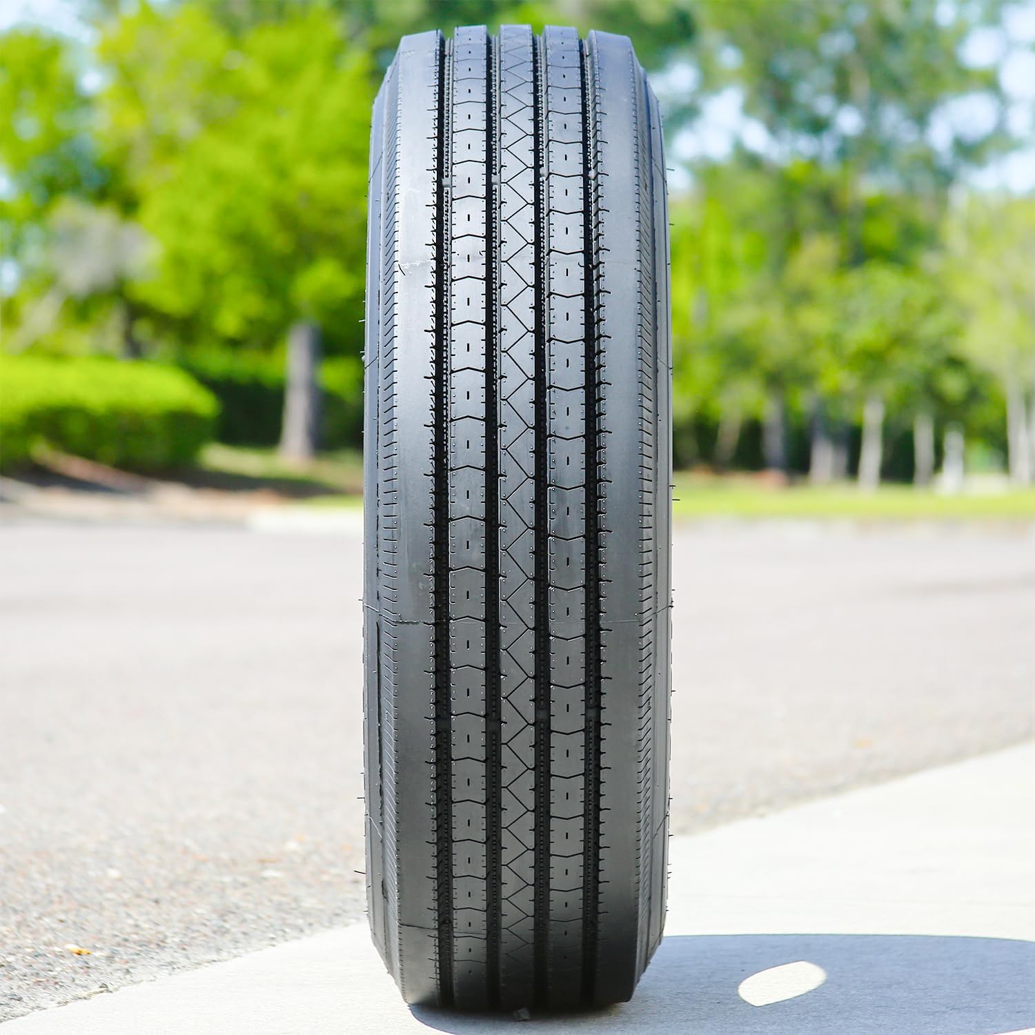 Set of 4 (FOUR) Suntek HD Trail + All Steel Heavy Duty Premium Trailer Radial Tires-ST225/75R15 225/75/15 225/75-15 123/119M Load Range G LRG 14-Ply BSW Black Side Wall