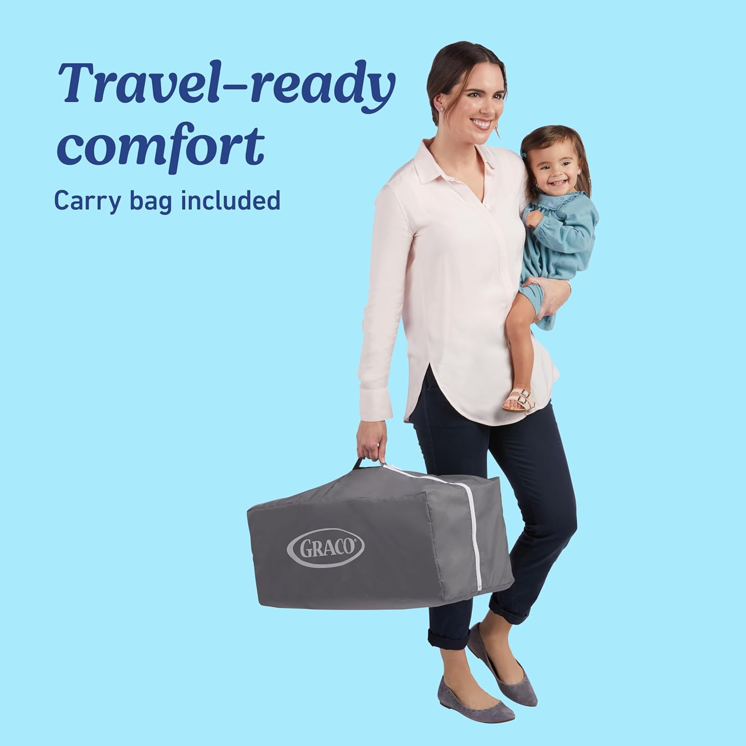 Graco Pack n’ Play Close2Baby Playard with Baby Bassinet, Changing Table, Portable Infant Seat, Milan