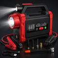 X8 2400A Jump Starter 150 PSI Air Compressor 12V Lithium Battery Booster Pack, Portable Jump Box, Power Bank & Jumper Cables for Max 8.0L Gas Engines and Max 6.0L Diesel Engine