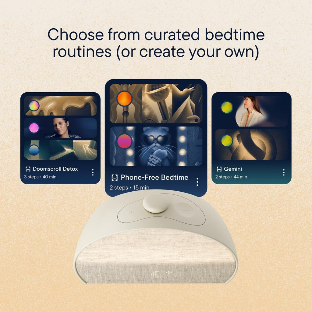 Hatch Restore 3 Sunrise Alarm Clock, Sound Machine, Smart Light (Cocoa) - White Noise, Screen-Free Sleep Routine