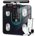 Arboleaf Smart Scale for Body Weight, 8-Electrode Dual-Frequency BIA Digital Bathroom Scale, 7-in-1 Display for BMI, Body Fat & Muscle Mass, 50+ Metrics in App, Body Composition Analyzer