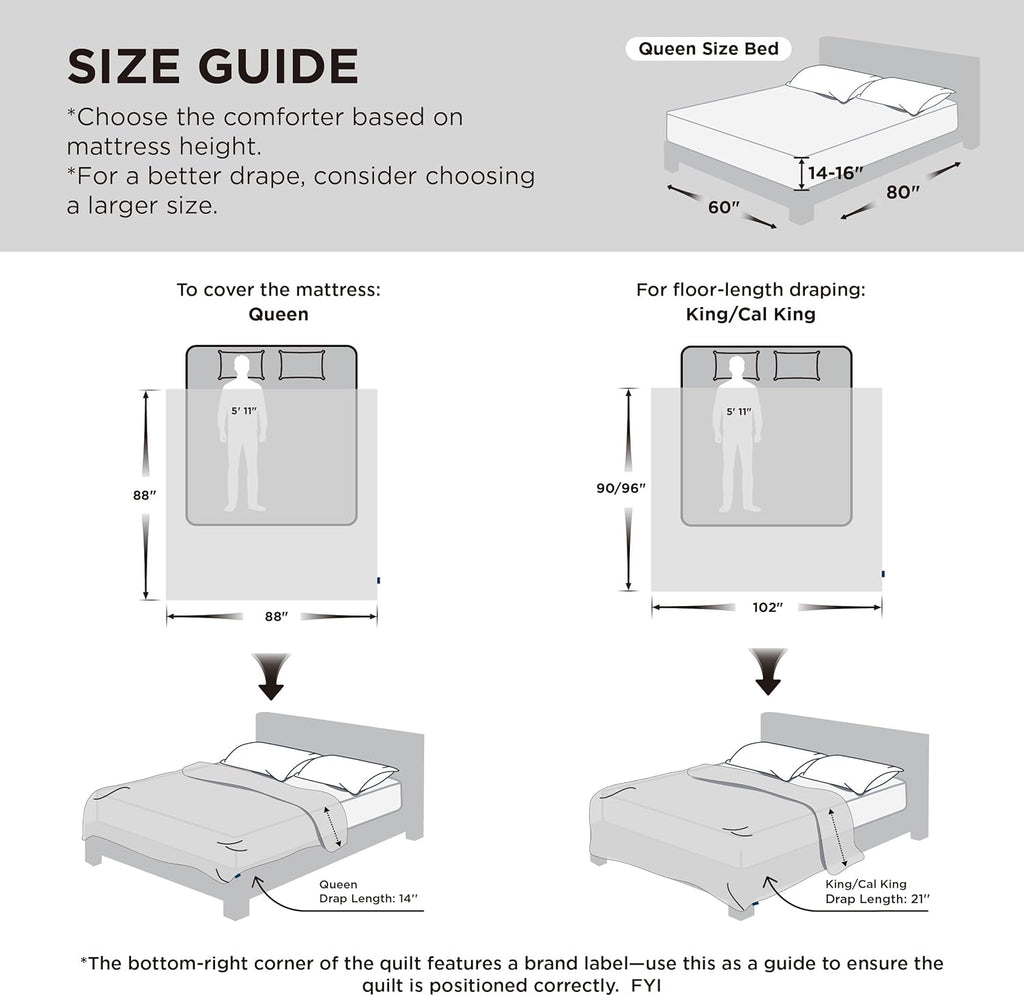 Bedsure Cooling Comforter Queen Size - Cooling Blankets for Hot Sleepers, Lightweight Comforter for Summer with Dual-Sided Cool Tech, Soft Breathable Cold Blanket for Sleeping, Green, 88x88 Inches