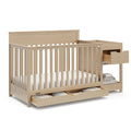 Graco Shiloh 5-in-1 Convertible Crib & Changer with Drawer – GREENGUARD Gold Certified Baby Crib Crafted from Wood, Converts to Toddler Bed, Daybed, and Full-Size Bed (Driftwood)