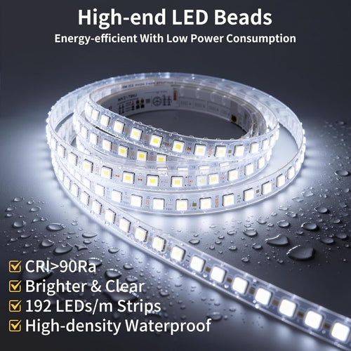 36"x30" LED Bathroom Mirror with Lights, Backlit + Front Lit with CRI>90, Lighted Mirror for Bathroom, Anti-Fog, Dimmable Brightness, 3 Colors, Memory Function, Shatterproof Tempered Glass
