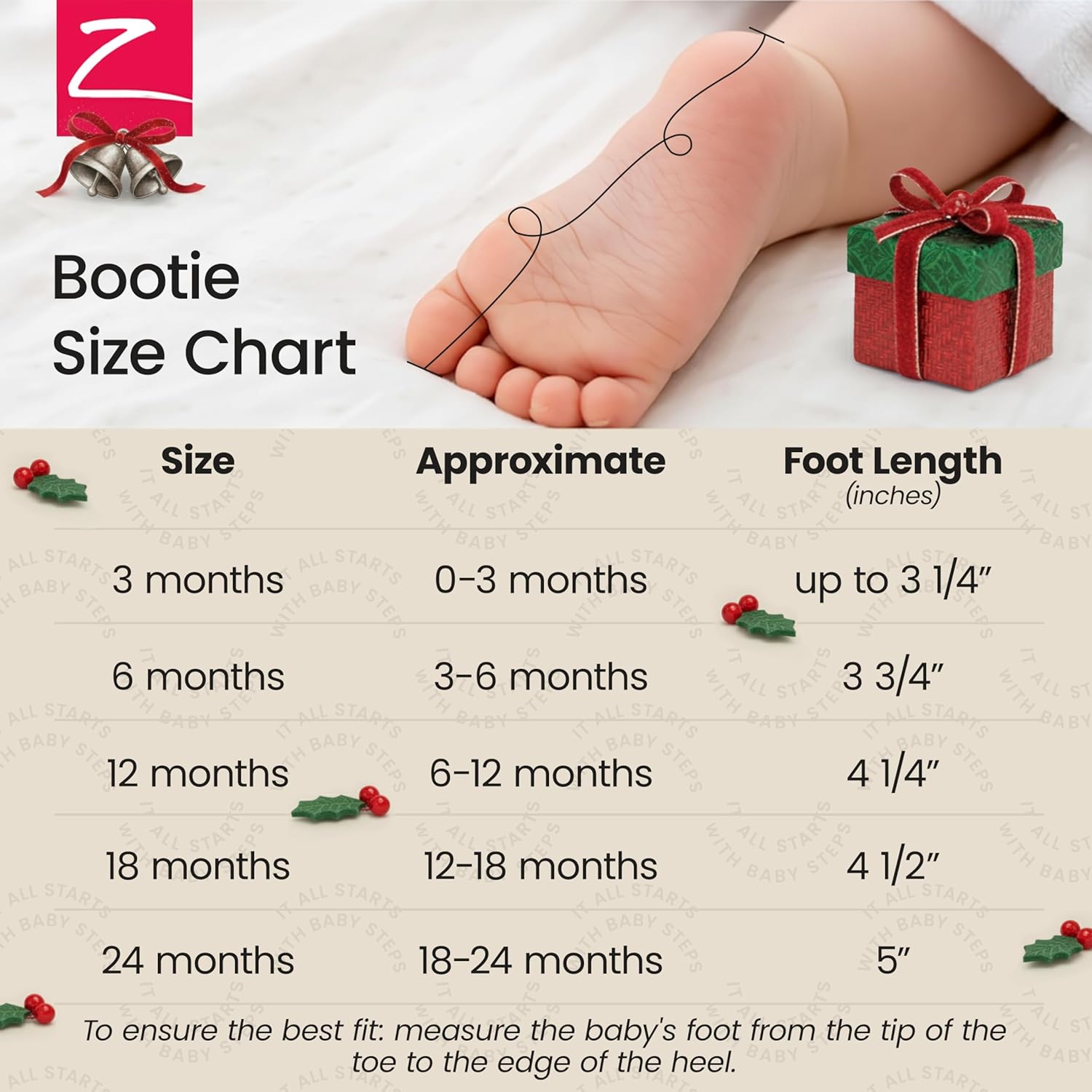 Zutano Unisex Organic Cotton Baby Booties, Stay-On and Non-Slip, Newborn to Toddler
