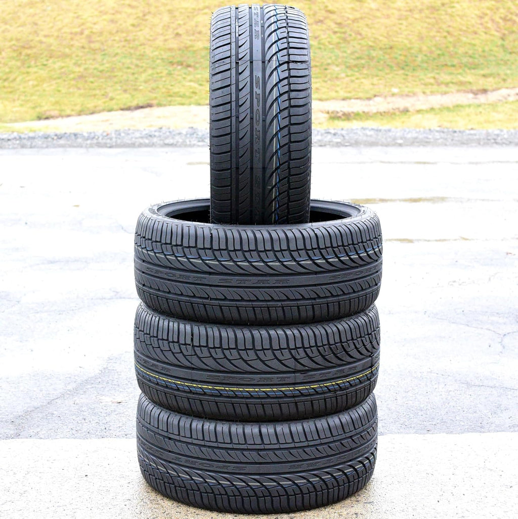 Set of 4 (FOUR) Fullway HP108 All-Season Passenger Car High Performance Radial Tires-235/40R18 235/40ZR18 235/40/18 235/40-18 95W Load Range XL 4-Ply BSW Black Side Wall UTQG 380AA