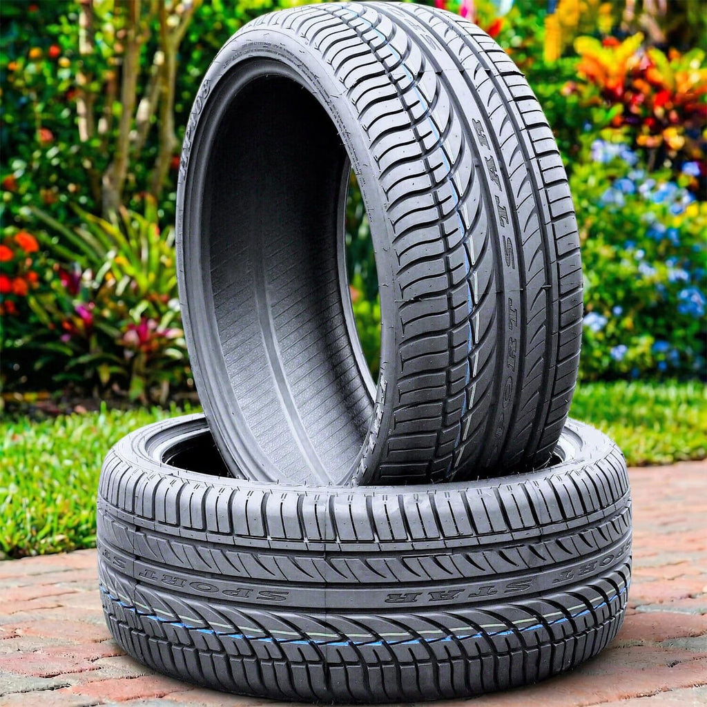 Set of 4 (FOUR) Fullway HP108 All-Season Truck/SUV High Performance Radial Tires-245/45R20 245/45ZR20 245/45/20 245/45-20 103W Load Range XL 4-Ply BSW Black Side Wall UTQG 380AA