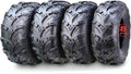 WANDA Set 4 Premium 8PR ATV UTV Tires 24X8-12 24x8x12 Front & 24x10-12 24x10x12 Rear