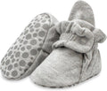 Zutano Unisex Organic Cotton Baby Booties, Stay-On and Non-Slip, Newborn to Toddler
