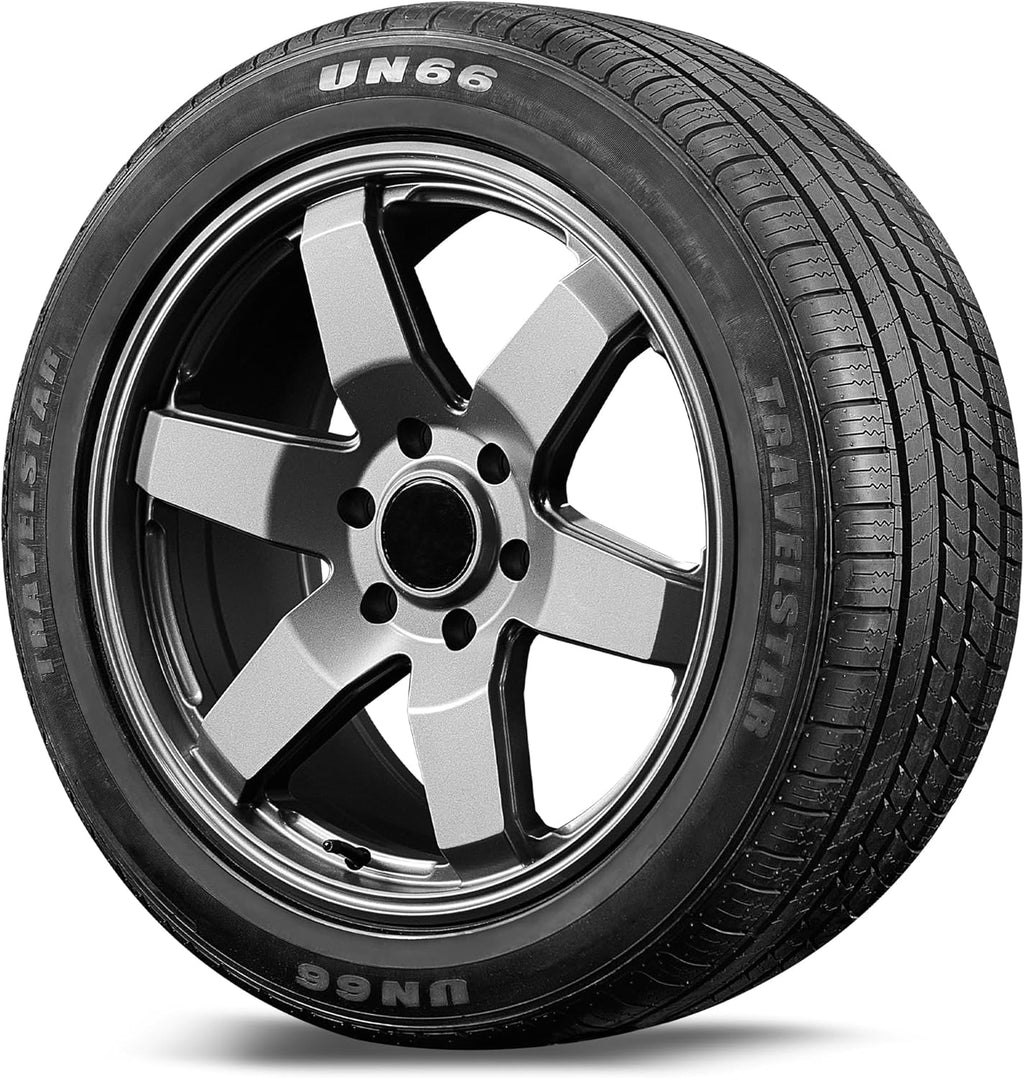 Set of 4 (Four) Travelstar UN66 225/55R18 98V All-Season High Performance CUV/SUV Tires 225/55/18- Includes Three-Year Road Hazard Warranty UTQG 520AA (Tire Only)
