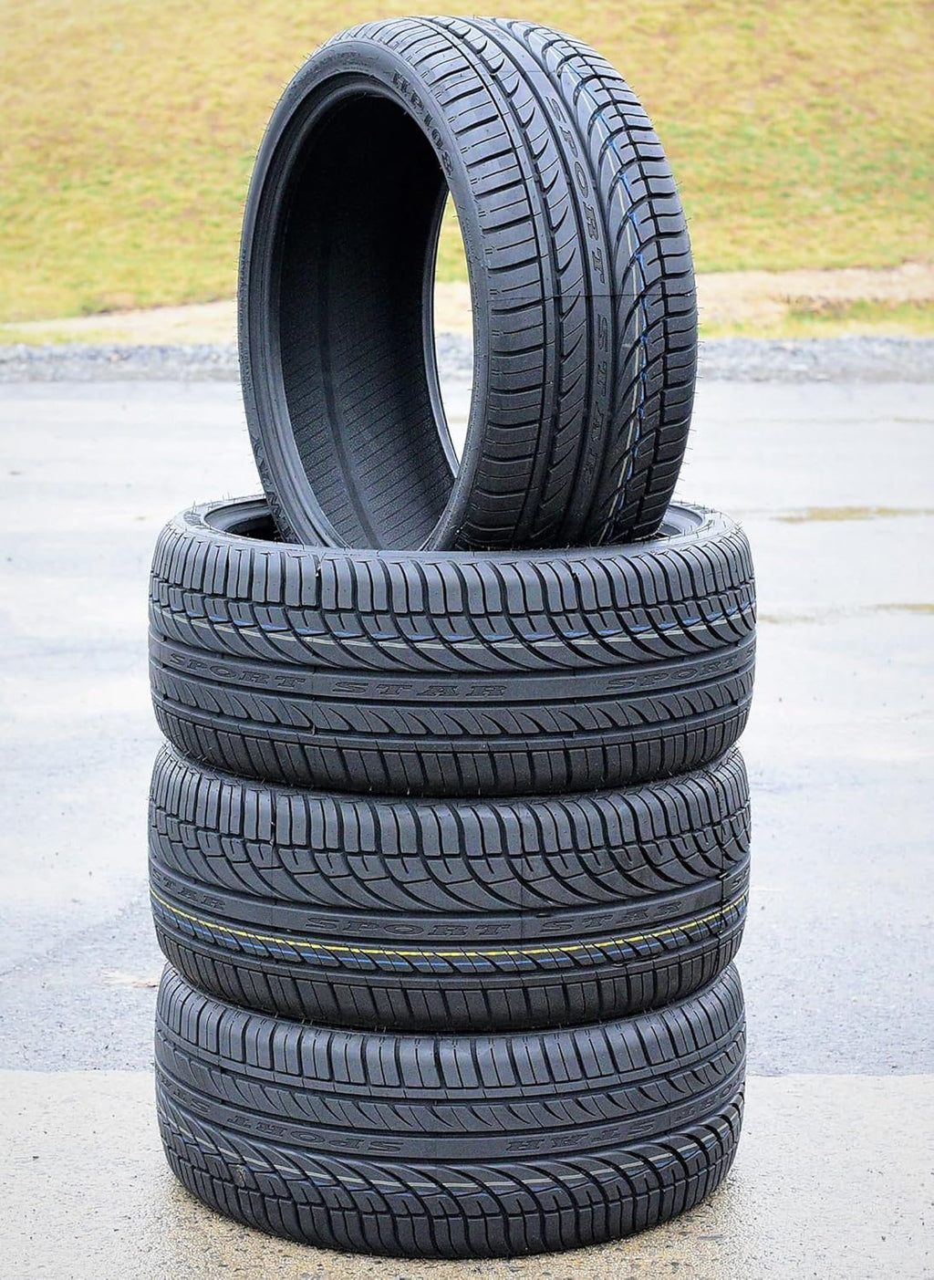 Set of 4 (FOUR) Fullway HP108 All-Season Passenger Car High Performance Radial Tires-235/40R18 235/40ZR18 235/40/18 235/40-18 95W Load Range XL 4-Ply BSW Black Side Wall UTQG 380AA