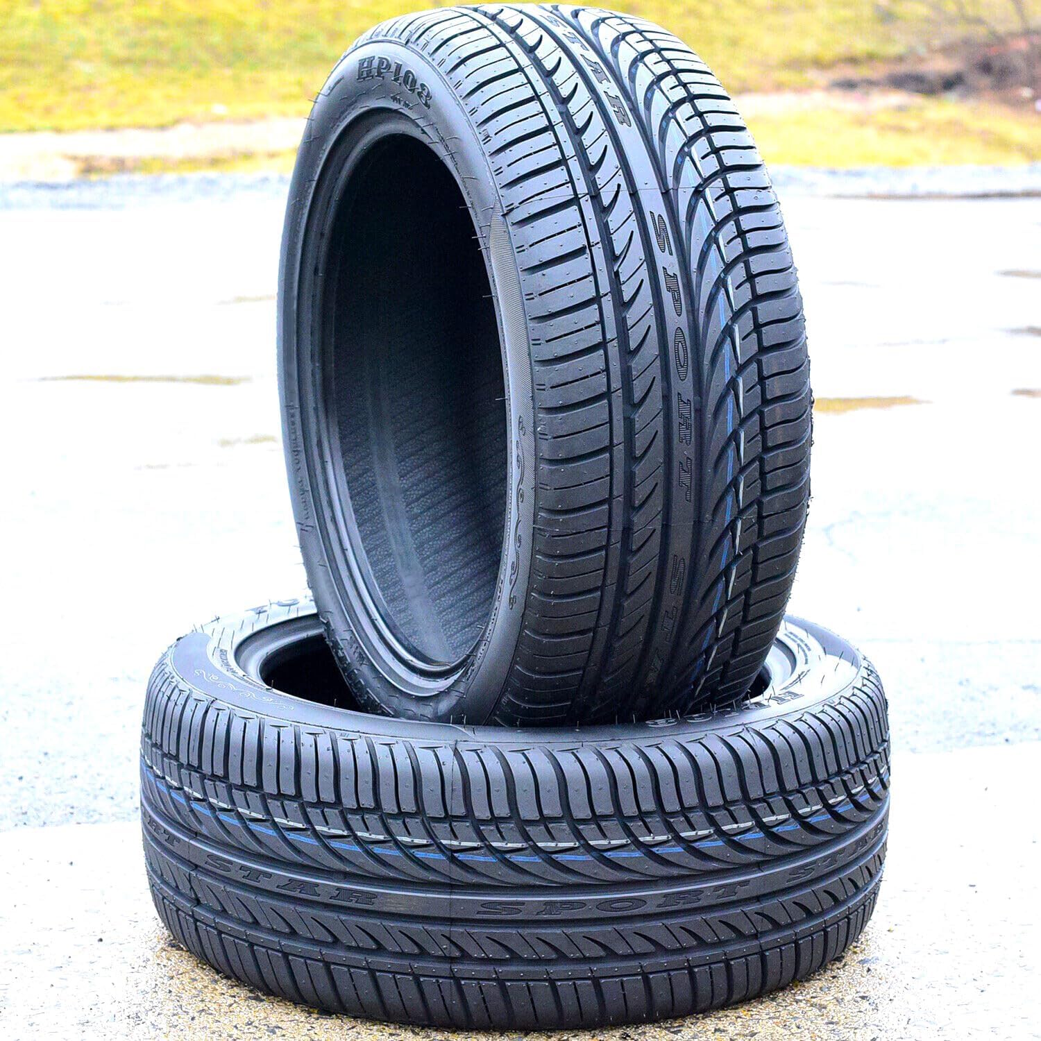 Set of 4 (FOUR) Fullway HP108 Passenger Car All-Season High Performance Radial Tires-205/55R17 205/55/17 205/55-17 95W Load Range XL 4-Ply BSW Black Side Wall UTQG 380AA