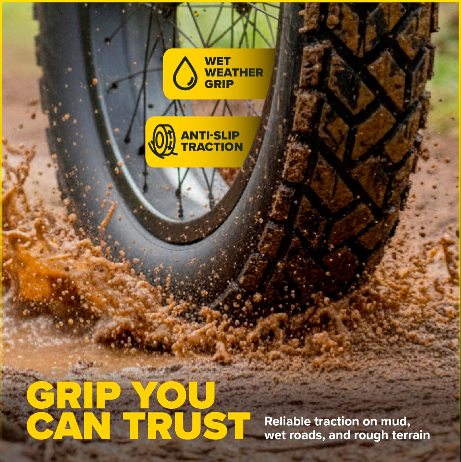 ULTRAVERSE 20x4 E-Bike Fat Tire - Robust, High-Performance 20inch Fat Tyre for MTB and Ebikes, Durable All-Terrain Directional Tread, Superior Density for Street & Trail Adventures-1 Unit