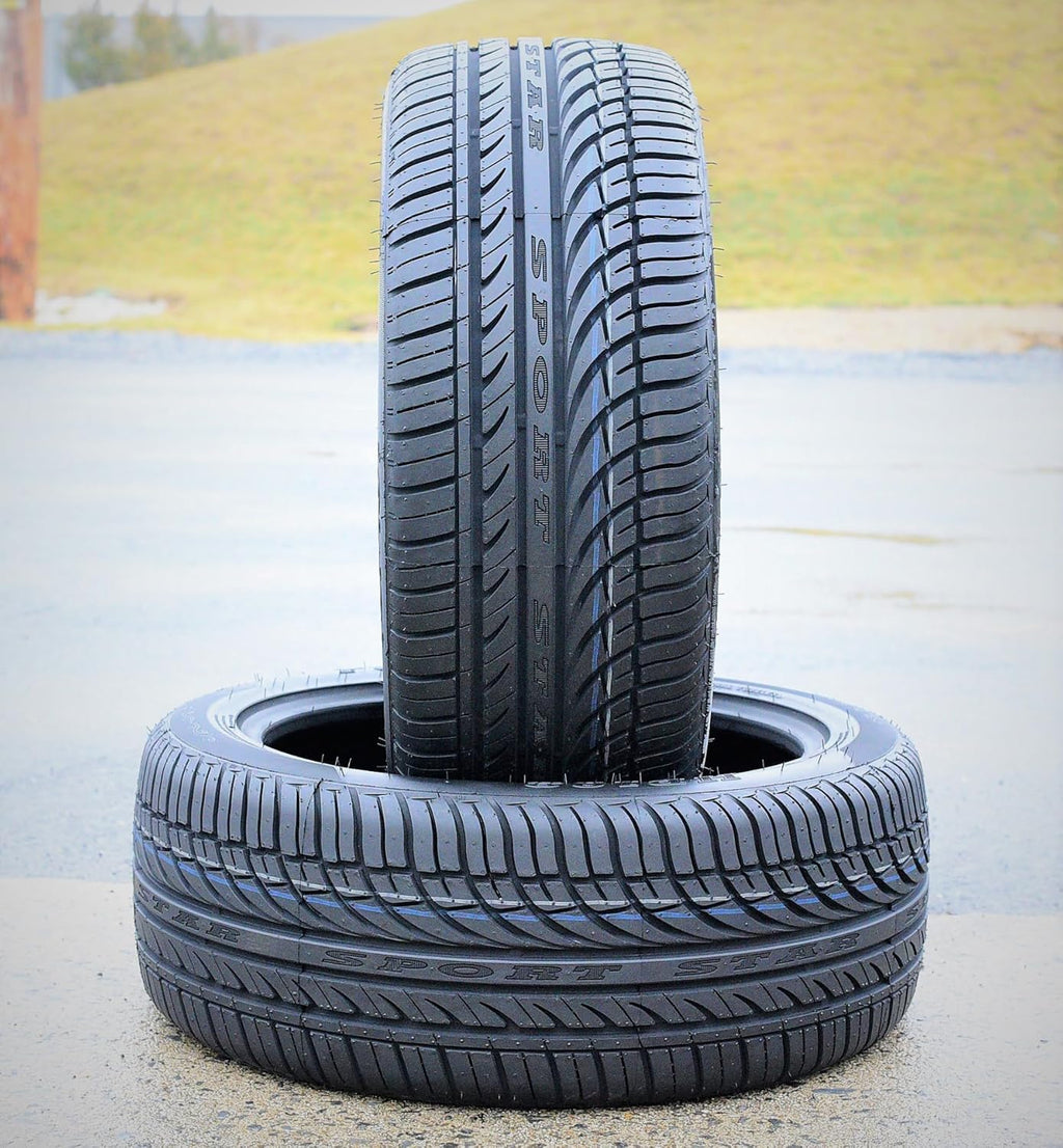 Set of 4 (FOUR) Fullway HP108 All-Season Passenger Car High Performance Radial Tires-205/50R17 205/50ZR17 205/50/17 205/50-17 93W Load Range XL 4-Ply BSW Black Side Wall UTQG 380AA
