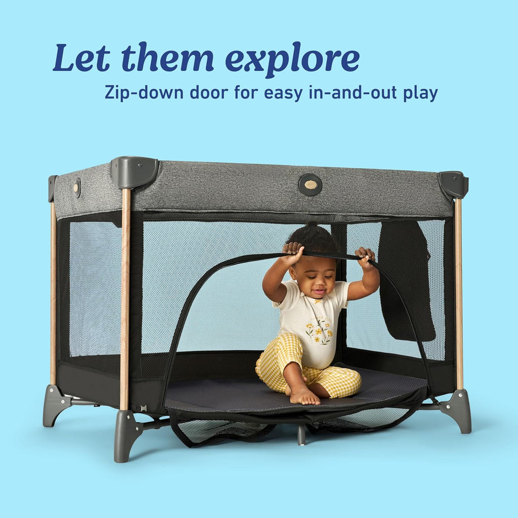 Graco Pack n’ Play Close2Baby Playard with Baby Bassinet, Changing Table, Portable Infant Seat, Milan